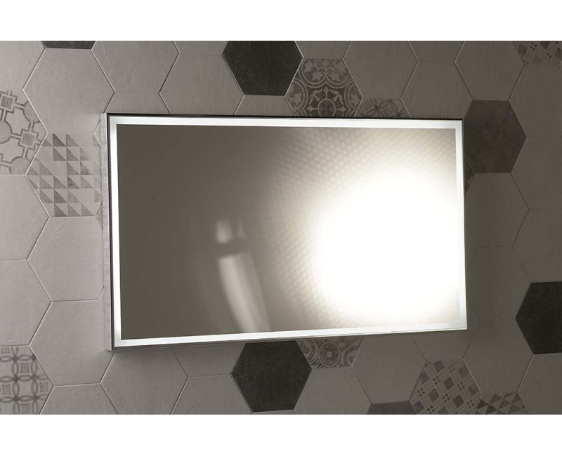 Vannas istabas spogulis Sapho Luminar  90x50cm, ar LED apgaismojumu, hroms  NL559