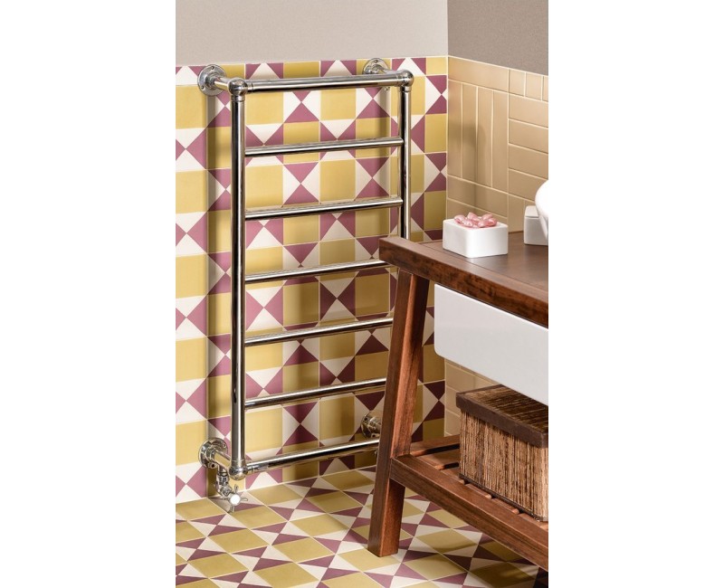 Полотенцесушитель / Радиатор Sapho UNO Retro, 49x95см, 175Вт, хром NR816