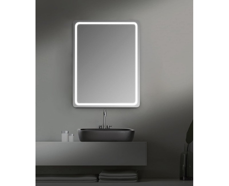 Зеркало для ванной Sapho NYX со LED подсветкой 60x80 см NY060