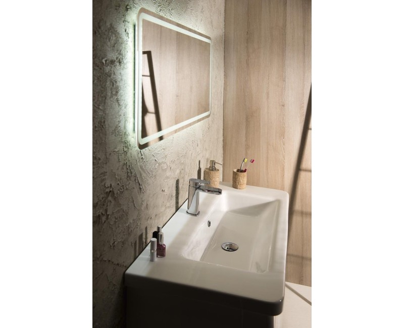 Зеркало для ванной Sapho NYX со LED подсветкой 90x50см NY090