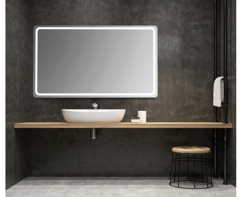 Зеркало для ванной Sapho NYX со LED подсветкой 100x50см NY100