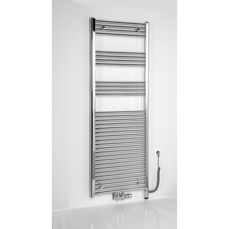 Dvieļu žāvētāja sildelements Sapho ONE D ar termostatu 200W, labā puse, Hromēts ONE-D-C-200 Dvieļu žāvētāja sildelements Sapho ONE D ar termostatu 200W, labā puse, Hromēts ONE-D-C-200