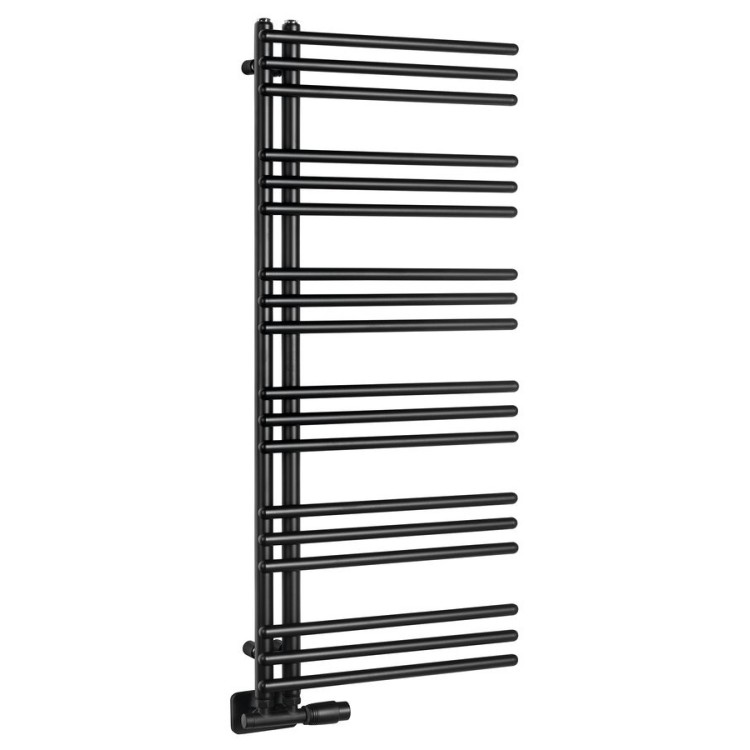 Dvieļu žāvētājs / Radiators AQUALINE Poseidon 114x45cm, 379W, melns PS411B Dvieļu žāvētājs / Radiators AQUALINE Poseidon 114x45cm, 379W, melns PS411B