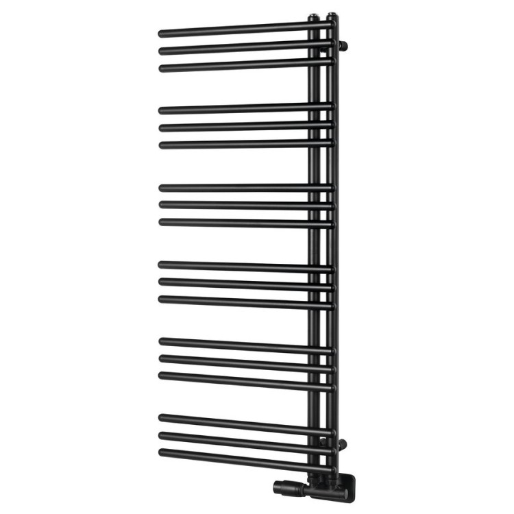 Dvieļu žāvētājs / Radiators AQUALINE Poseidon 114x45cm, 379W, melns PS411B Dvieļu žāvētājs / Radiators AQUALINE Poseidon 114x45cm, 379W, melns PS411B