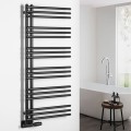 Полотенцесушитель / Радиатор AQUALINE Poseidon 114x45см, 379Вт, черный PS411B
