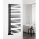 Dvieļu žāvētājs / Radiators AQUALINE Poseidon 114x45cm, 379W, melns PS411B Dvieļu žāvētājs / Radiators AQUALINE Poseidon 114x45cm, 379W, melns PS411B
