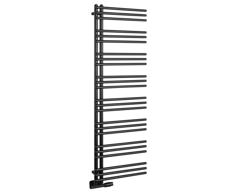 Dvieļu žāvētājs / Radiators AQUALINE Poseidon 154x45cm, 513W, melns  PS415B