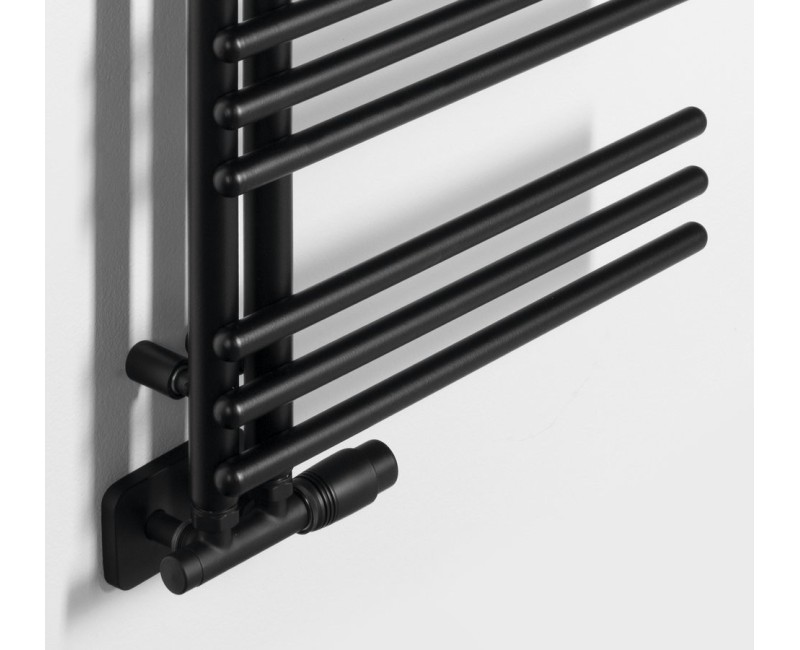 Dvieļu žāvētājs / Radiators AQUALINE Poseidon 154x45cm, 513W, melns  PS415B