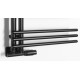 Dvieļu žāvētājs / Radiators AQUALINE Poseidon 74x45cm, 249W, melns PS474B Dvieļu žāvētājs / Radiators AQUALINE Poseidon 74x45cm, 249W, melns PS474B