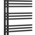 Полотенцесушитель / Радиатор AQUALINE Poseidon 134x55см, 501Вт, черный PS513B