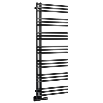 Dvieļu žāvētājs / Radiators AQUALINE Poseidon 134x55cm, 501W, melns  PS513B
