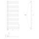 Dvieļu žāvētājs / Radiators AQUALINE Poseidon 134x55cm, 501W, melns PS513B Dvieļu žāvētājs / Radiators AQUALINE Poseidon 134x55cm, 501W, melns PS513B