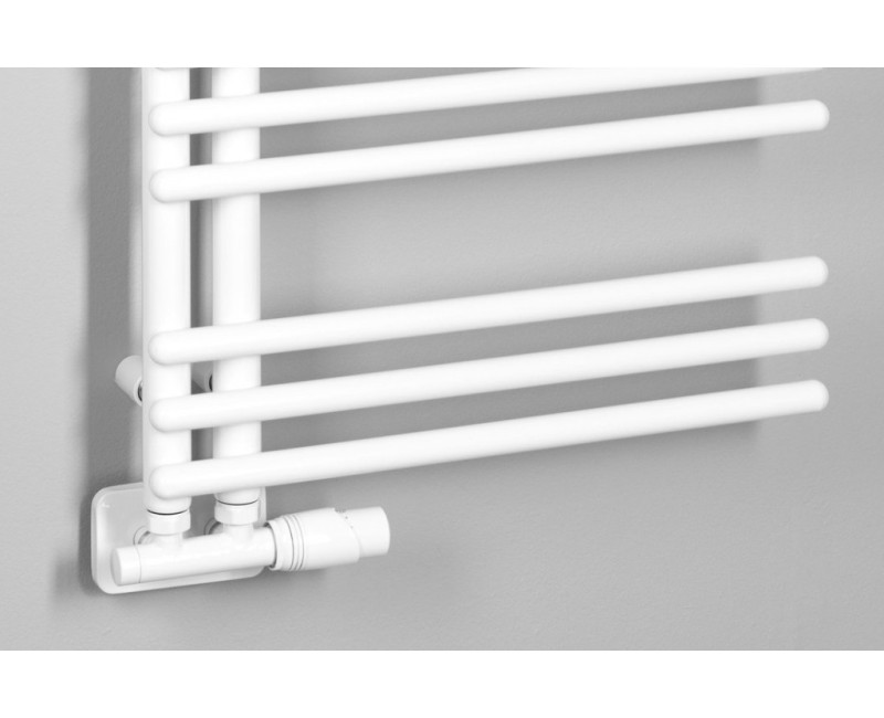 Полотенцесушитель / Радиатор AQUALINE Poseidon 134x55см, 501Вт, белый PS513