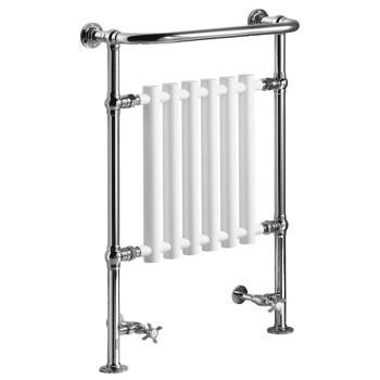 Dvieļu žāvētājs / Radiators Sapho CORK 68x96 cm, 550 W, hroms/balts RE104