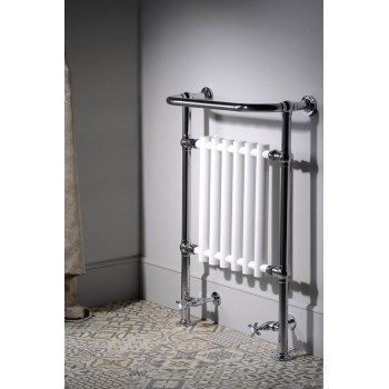Dvieļu žāvētājs / Radiators Sapho CORK 68x96 cm, 550 W, hroms/balts RE104