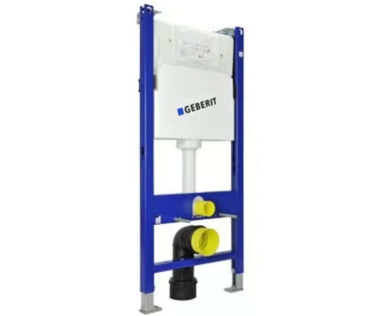 Комплект подвесной Geberit рамa Duofix  и унитаз Kielle Oudee Rimless белой кнопкой Delta01, с крышкой SoftClose