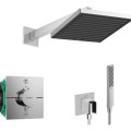 Душевая система Hansgrohe встраиваемая с душевой лейкой, термостатом и ручным душем SANI21HHH003 хром