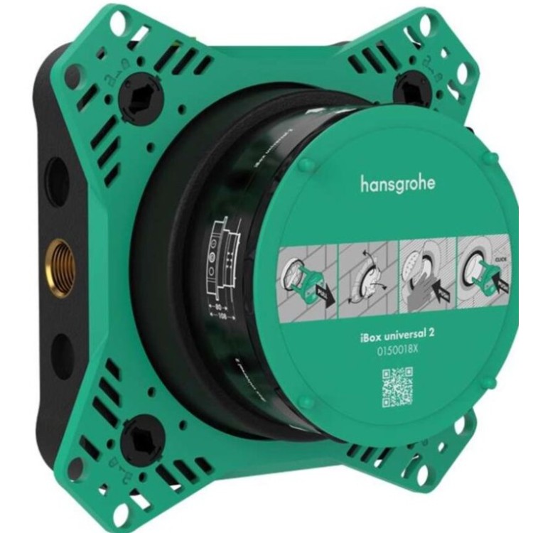 Dušas sistēma Hansgrohe iebūvejamā ar dušas galvu, termostatu un rokas sušu SANI21HHH003 hromēts Dušas sistēma Hansgrohe iebūvejamā ar dušas galvu, termostatu un rokas sušu SANI21HHH003 hromēts