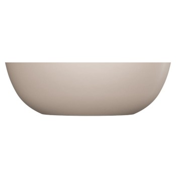 Brīvi stāvošā Vanna Omnires SHELL M+ Akmens masa 148 x 75 cm matt dune beige SHELL148WWDB