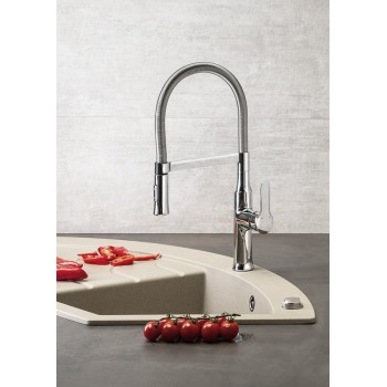 Смеситель для кухни Sapho Jessy с выдвижной лейкой, хром 1105-62