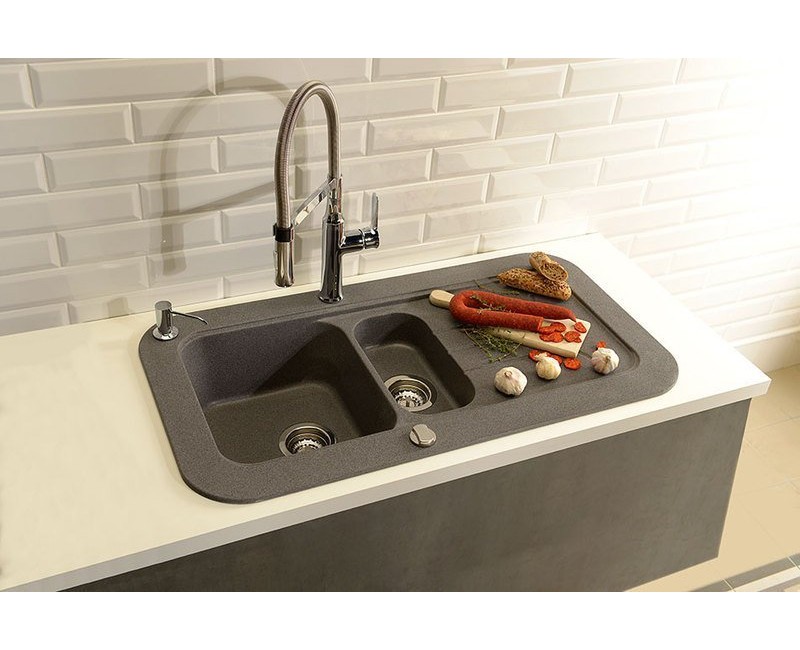 Смеситель для кухни Sapho Jessy с выдвижной лейкой, хром 1105-62