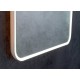Vannas istabas spogulis Sapho Float ar LED apgaismojumu 60x80 cm, balts 22572