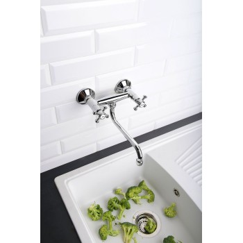 Смеситель для кухниSapho Reitano Rubinetteria Antea, хром 3061