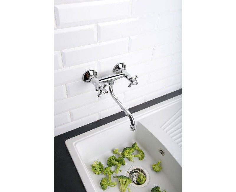 Смеситель для кухниSapho Reitano Rubinetteria Antea, хром 3061