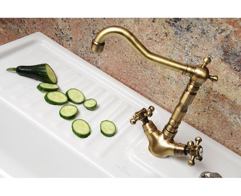 Virtuves maisītājs Sapho Reitano Rubinetteria Antea bronza 3126