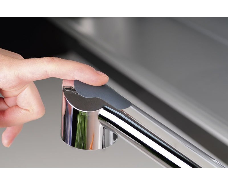 Virtuves maisītājs Sapho Rhapsody  ar izvelkamu dušas galvu, hroms 5550