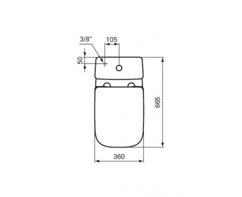 Poda vāks Ideal Standard i.Life A ar SoftClose Balts T453101