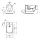 Piekaramais Bide Ideal Standard i.Life S Balts Piekaramais Bide Ideal Standard i.Life S Balts