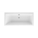 Vanna Villeroy & Boch Subway Duo, 170x75 cm, Akrila, Alpu balta UBA170SUB2V-01