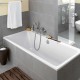 Vanna Villeroy & Boch Subway Duo, 170x75 cm, Akrila, Alpu balta UBA170SUB2V-01