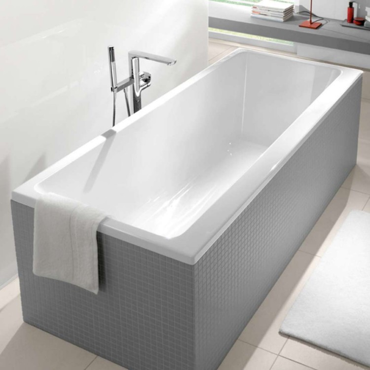 Vanna Villeroy & Boch Subway Duo, 170x75 cm, Akrila, Alpu balta UBA170SUB2V-01