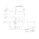 Vanna Villeroy & Boch Subway Duo, 170x75 cm, Akrila, Alpu balta UBA170SUB2V-01