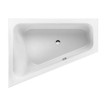 Vanna Villeroy & Boch Loop&Friends 135x175x44cm, Akrila, kreisā, balta UBA175LFS9LIV-01