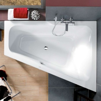 Ванна Villeroy & Boch Loop&Friends 135x175x44 см, акрил, правая, белая UBA175LFS9REV-01