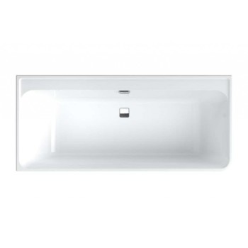 Vanna Villeroy & Boch Collaro 180x80cm Akrila, ar paneli, noteku un pārplūdes komplektu, balta UBA180COR9CL00VD01