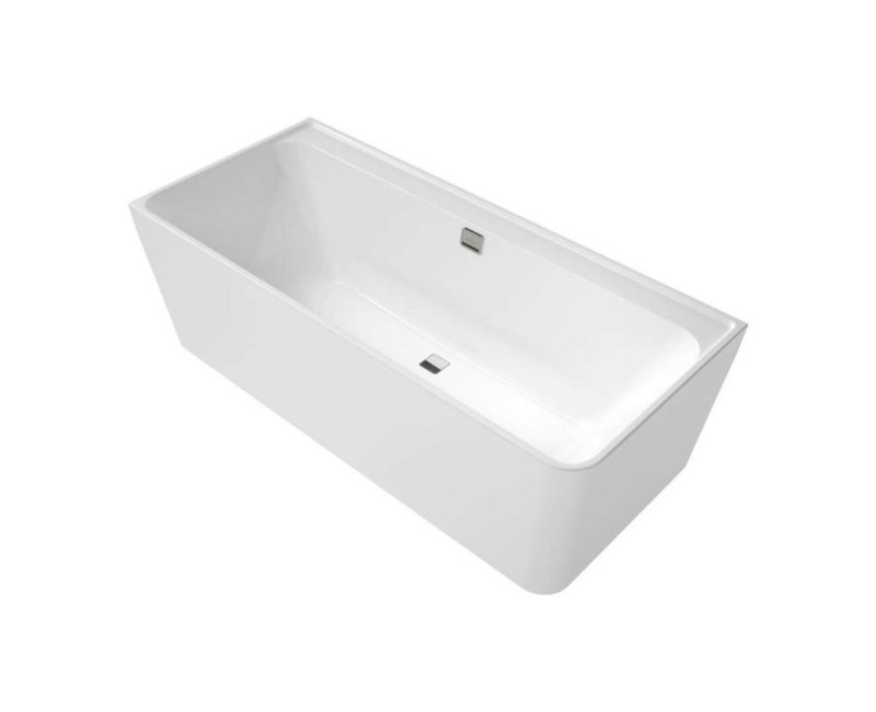 Ванна Villeroy & Boch Collaro 180x80 см, акрил, с панелью, сливом и переливом, белая UBA180COR9CL00VD01