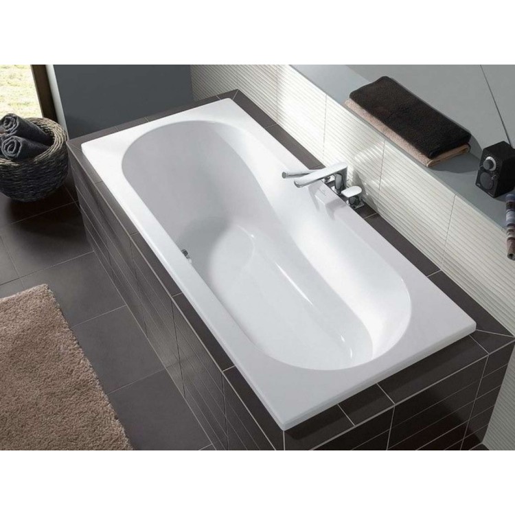 Vanna Villeroy & Boch Loop&Friends 180x80cm, Akrila, balta UBA180LFO2V-01 Vanna Villeroy & Boch Loop&Friends 180x80cm, Akrila, balta UBA180LFO2V-01