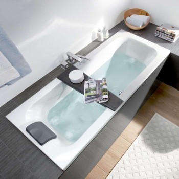 Vanna Villeroy & Boch Loop&Friends 180x80 cm, Akrila, balta UBA180LFS2V-01
