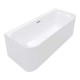 Vanna Villeroy & Boch Loop&Friends 180x80 cm, Lietais Akrils, Alpu balta UBA180LSF9CS00V-01