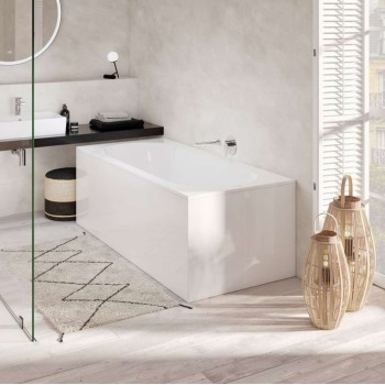 Ванна Villeroy & Boch Oberon 160x75 см, Quaryl, альпийский белый UBQ160OBE2V-01