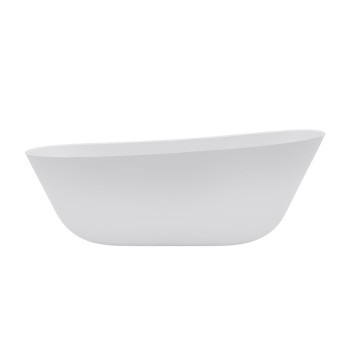 Brīvi stāvošā vanna Villeroy & Boch Theano 170x75cm, Quaryl®, SilentFlow, Alpu balta UBQ170ANH7F200TV01