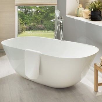 Ванна Villeroy & Boch Architectura Theano 175x80 см, Quaryl® (литой мрамор), белый UBQ175ANH7F200V-01