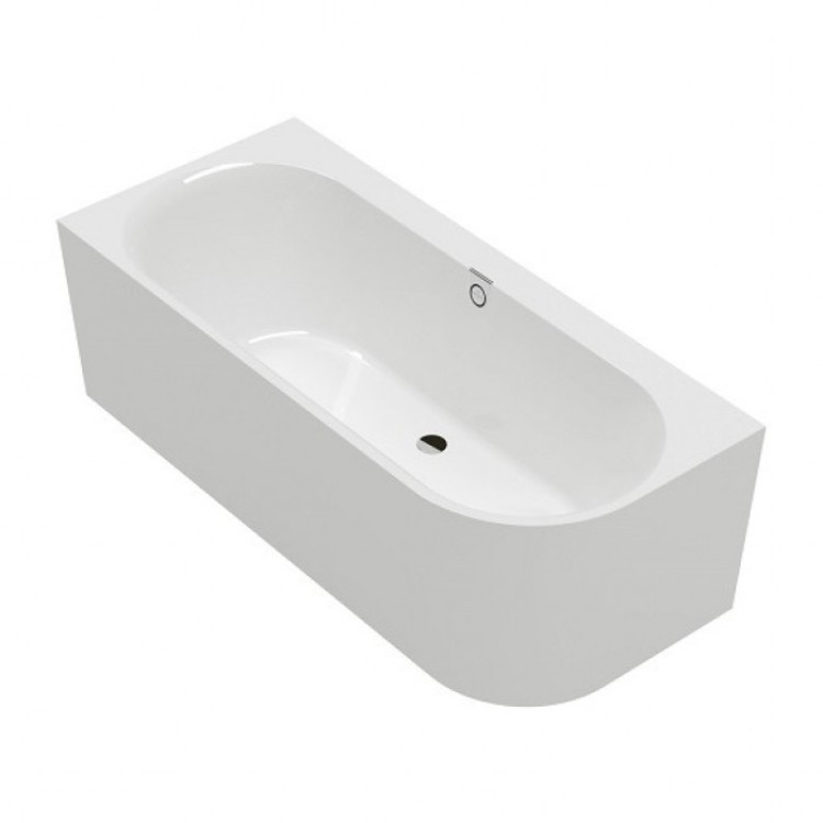 Vanna Villeroy & Boch Architectura Oberon 2.1, 180x80cm, Quaryl® (Lietais marmors), Balta UBQ180OBN9CL00VD01
