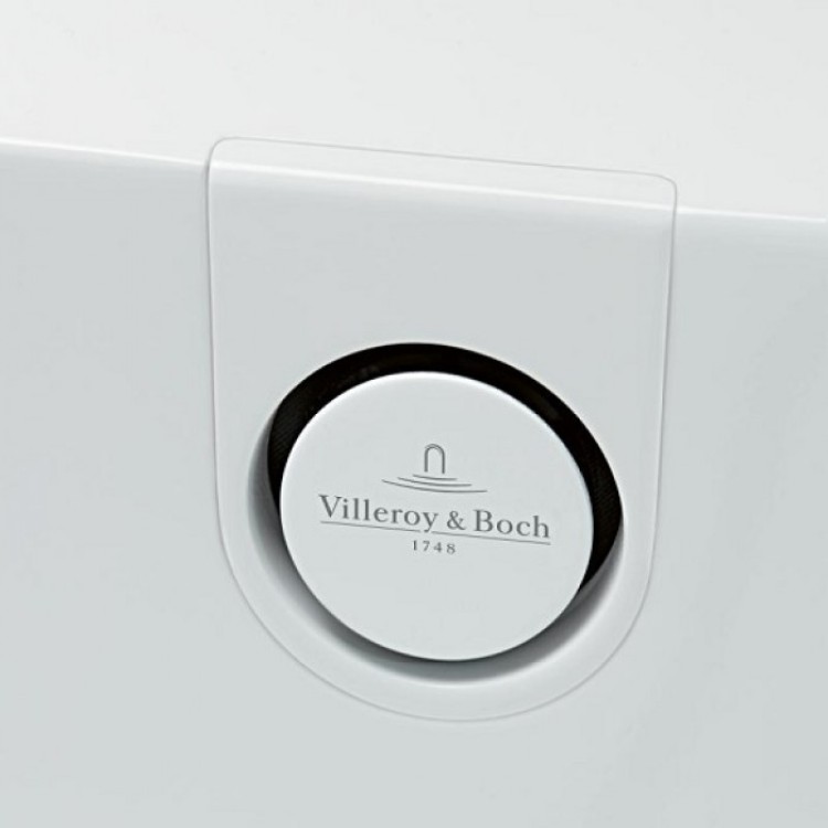 Vanna Villeroy & Boch Architectura Oberon 2.1, 180x80cm, Quaryl® (Lietais marmors), Balta UBQ180OBN9CL00VD01