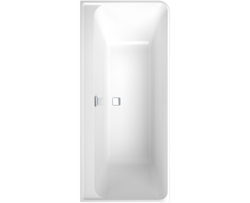 Vanna Villeroy & Boch Architectura Oberon 2.1, 180x80cm, Quaryl® (Lietais marmors), Balta UBQ180OBN9CL00VD01