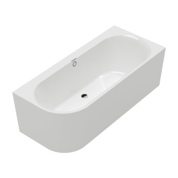 Vanna Villeroy & Boch Architectura Oberon 2.1, 180x80cm, Quaryl® (Lietais marmors), Balta UBQ180OBN9CR00VD01